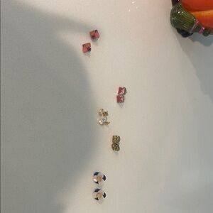 Kate Spade Multicolor Stud Earrings Set